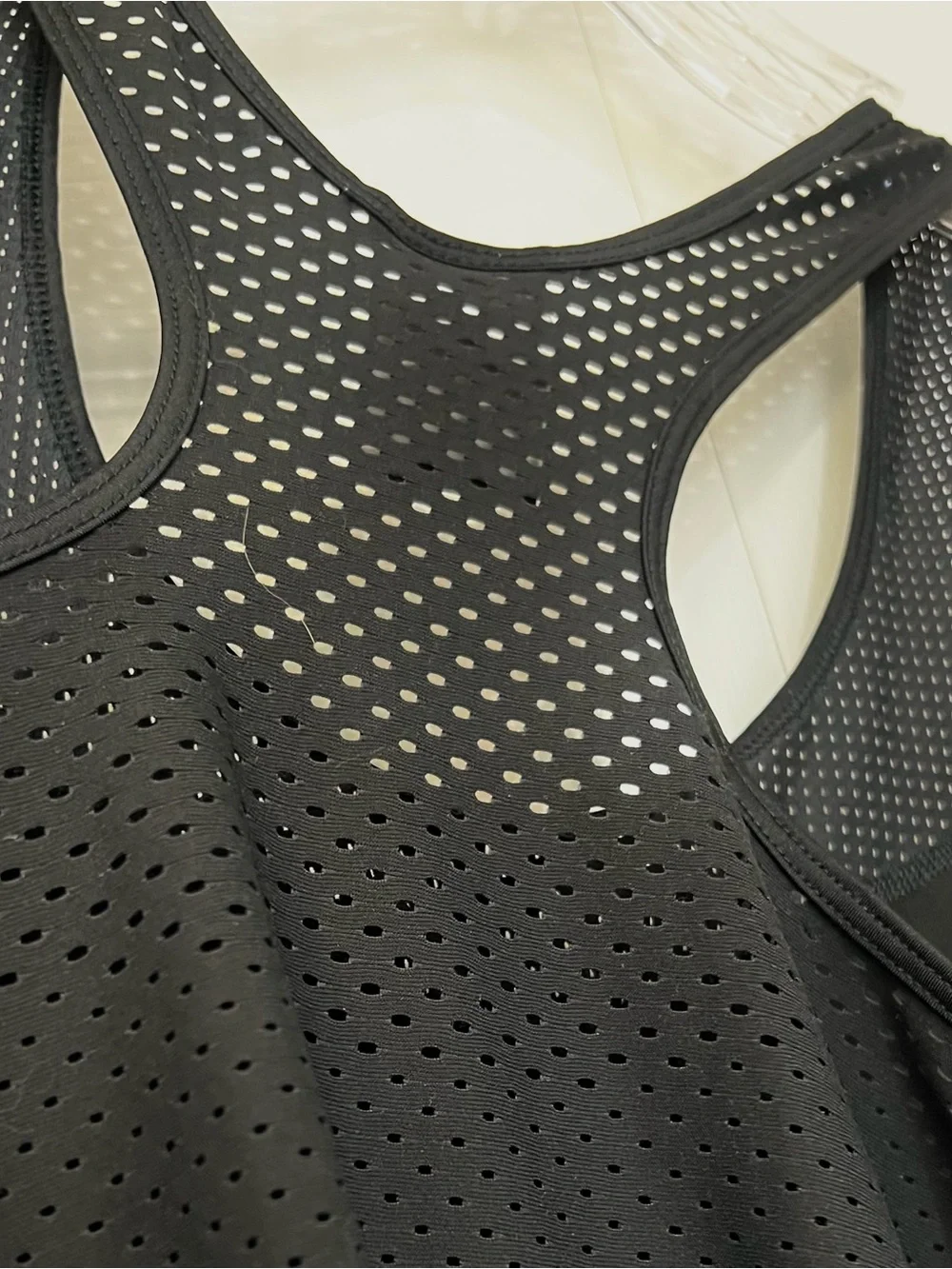 SoulCycle x Nike black Mesh Racerback Nike Pro Dri-Fit Athleisure Tank Top